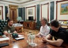 Zelenskyy Discusses New Warfare Technologies with Palantir 