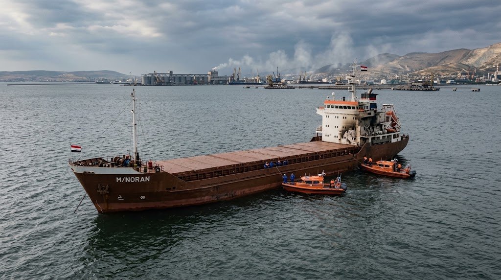 Egyptian Captain Killed, Eight Sailors Repatriated After Cargo Ship Struck Near Russian Port
