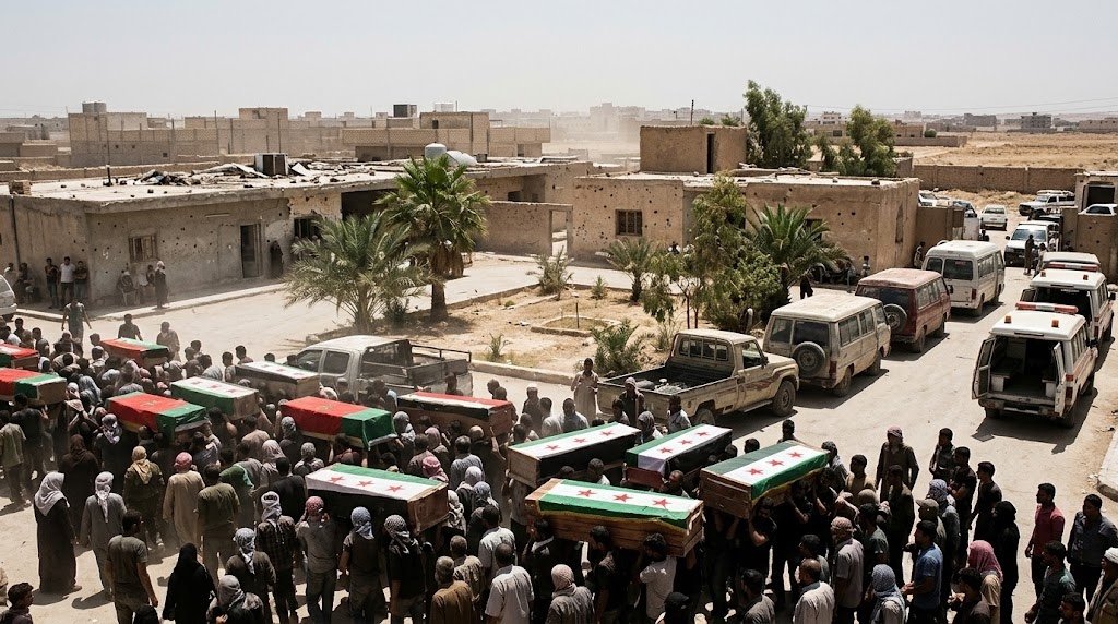 Syria buries 11 soldiers after second deadly blast at a military depot in two weeks