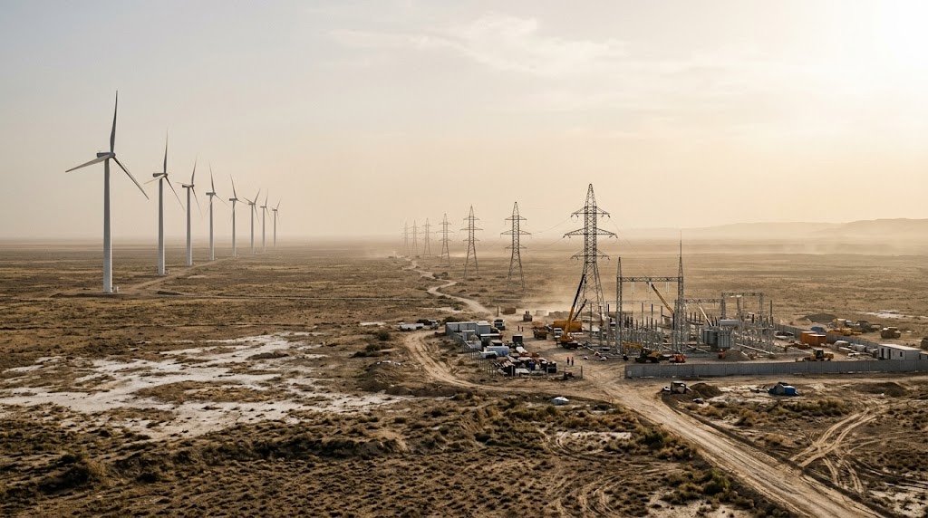 Uzbekistan bets $7.5 billion on wind power and data centers in Karakalpakstan
