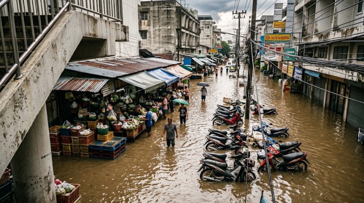 Bangkok declares citywide disaster as three days of rain swamp 50 districts
