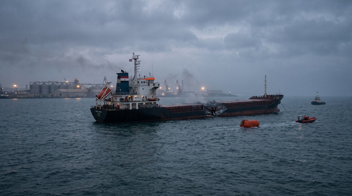 Egyptian Captain Killed in Black Sea Vessel Strike Near Russia; Eight Crew Repatriated
