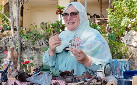 Lebanese Artist Lina Jouni Transforms Israeli Missile Debris into Symbols of Life and Resilience