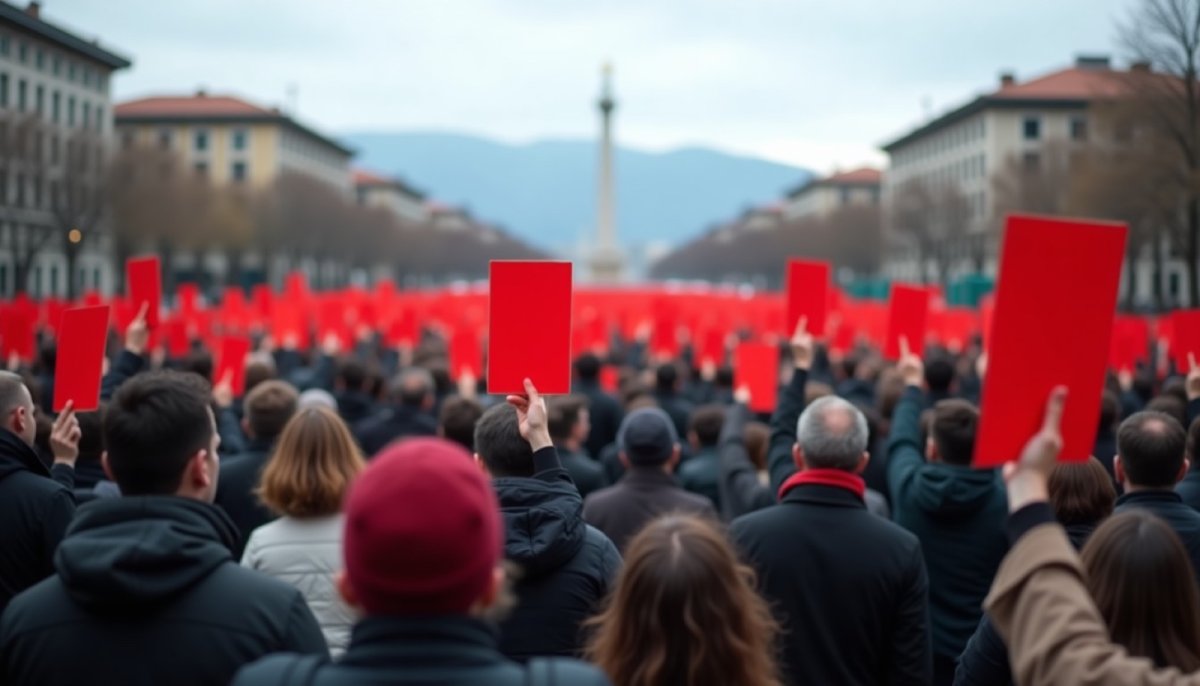 Albania's student-led protests hit sixth day as Rama refuses to step down