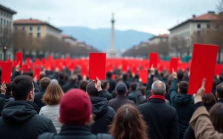 Albania's student-led protests hit sixth day as Rama refuses to step down