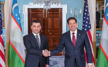 Rubio lands in Samarkand with 200 US executives as Washington courts Central Asia